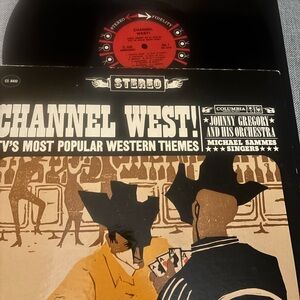 Channel West!" by Johnny Gregory and his orchestra. VTG vinyl
